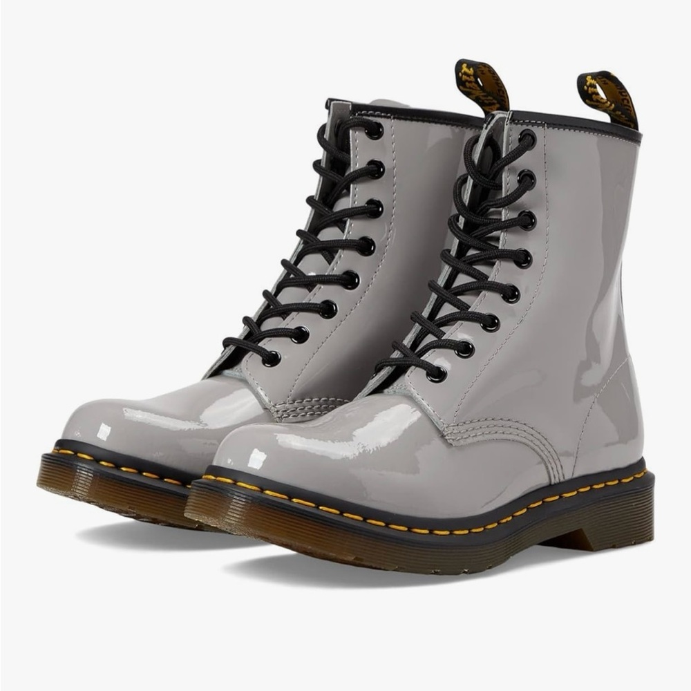 Dr. Martens 1460 Patent Lamper Boot, NWOB size 7, Zinc Grey